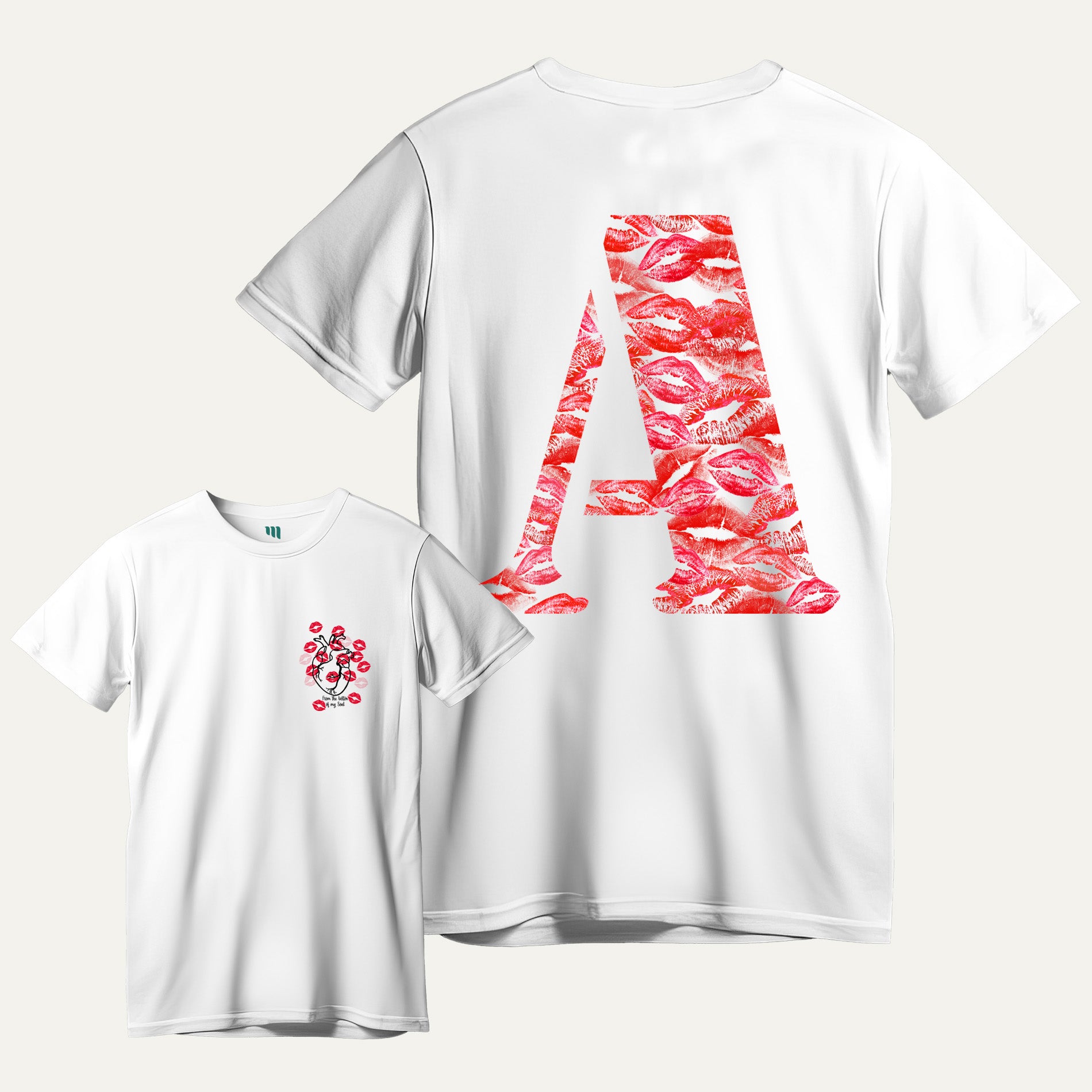 Polera Mi valentin Besos