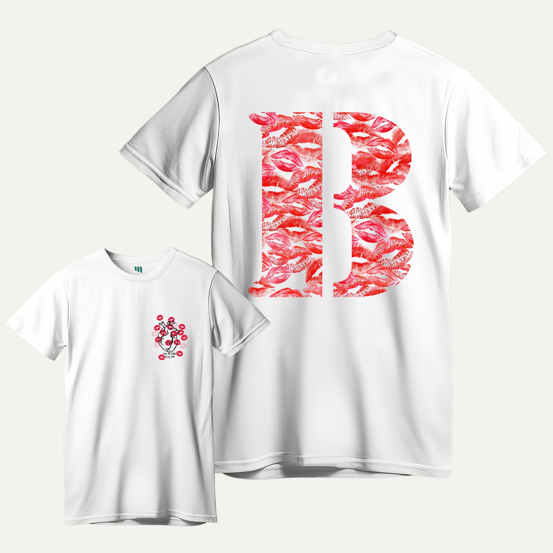 Polera Mi valentin Besos