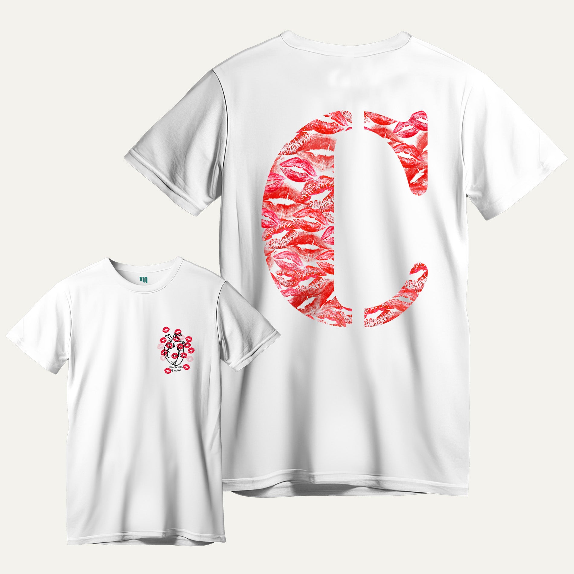 Polera Mi valentin Besos