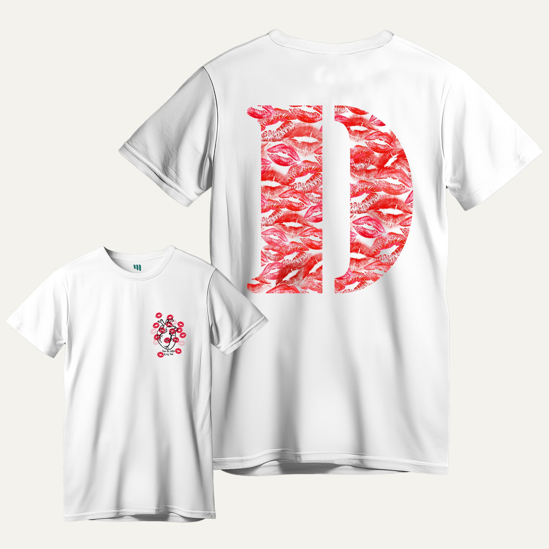 Polera Mi valentin Besos