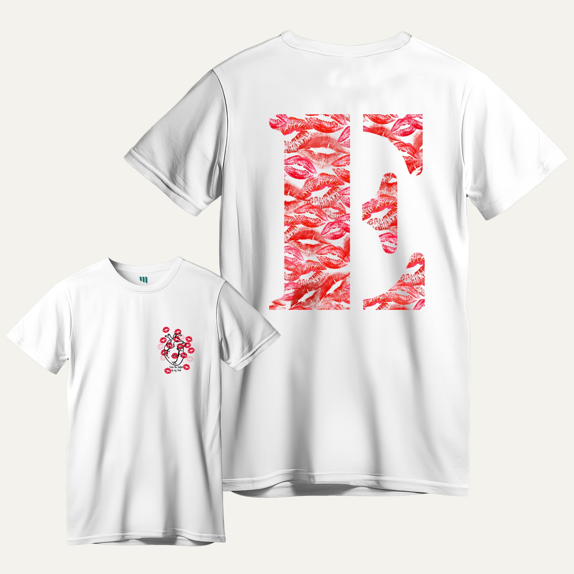 Polera Mi valentin Besos