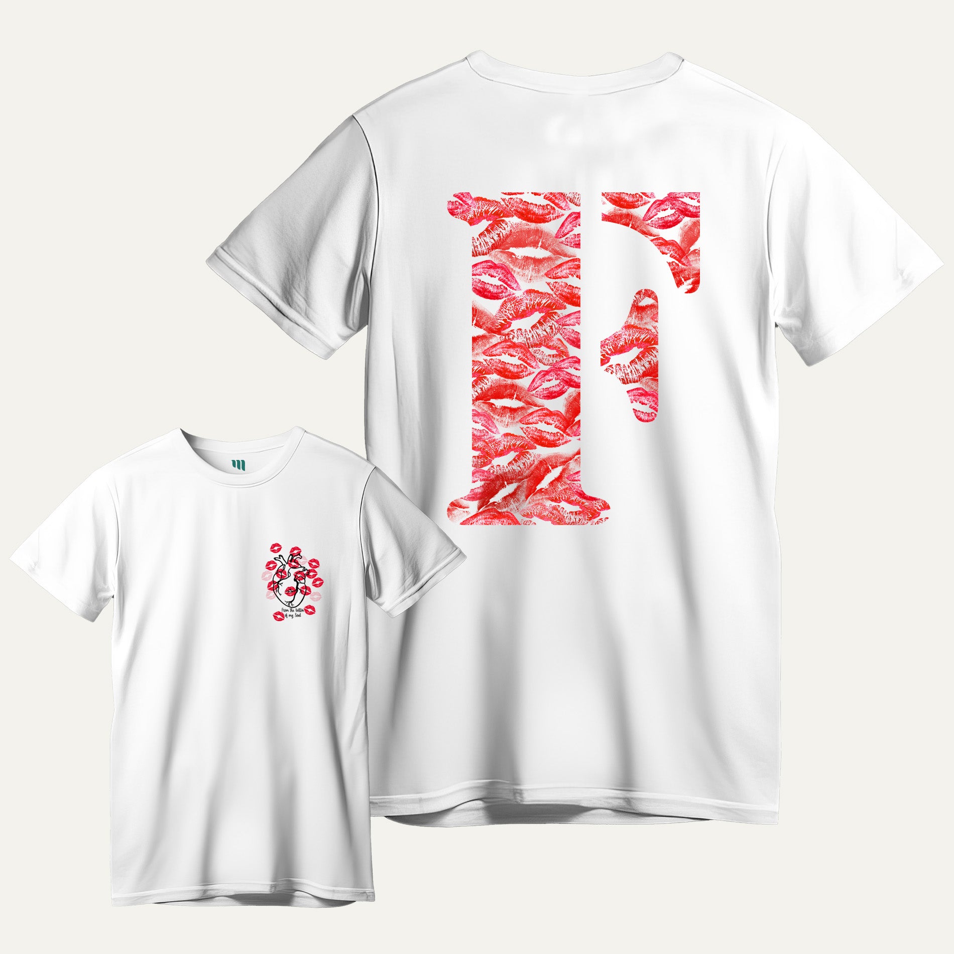 Polera Mi valentin Besos