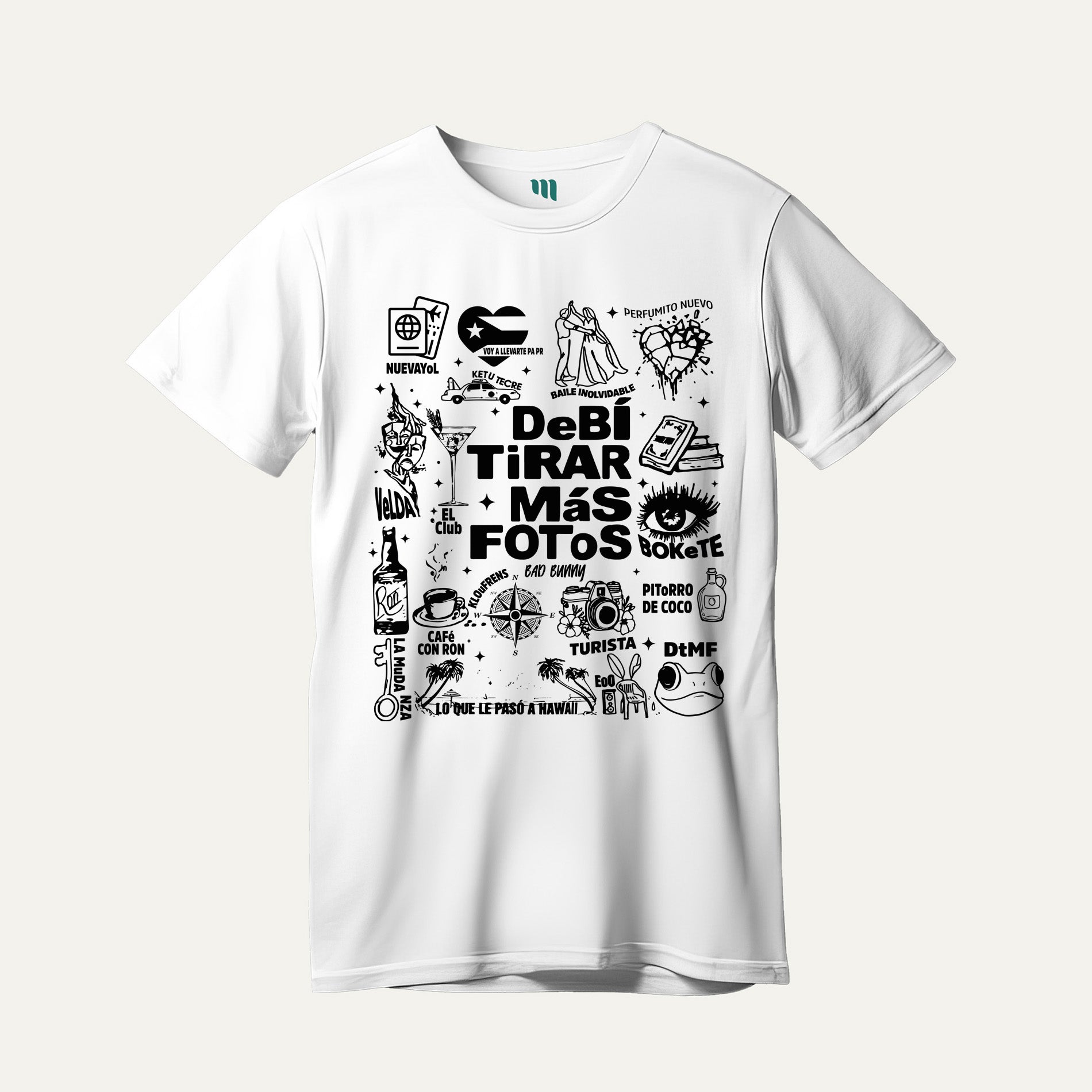 Polera Bad bonny collage