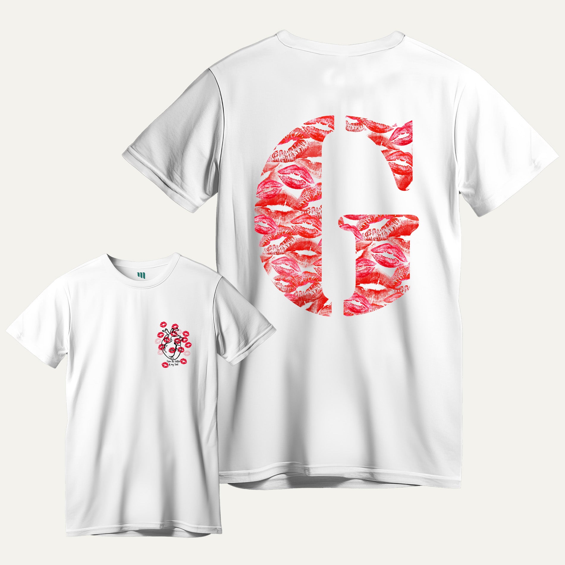 Polera Mi valentin Besos