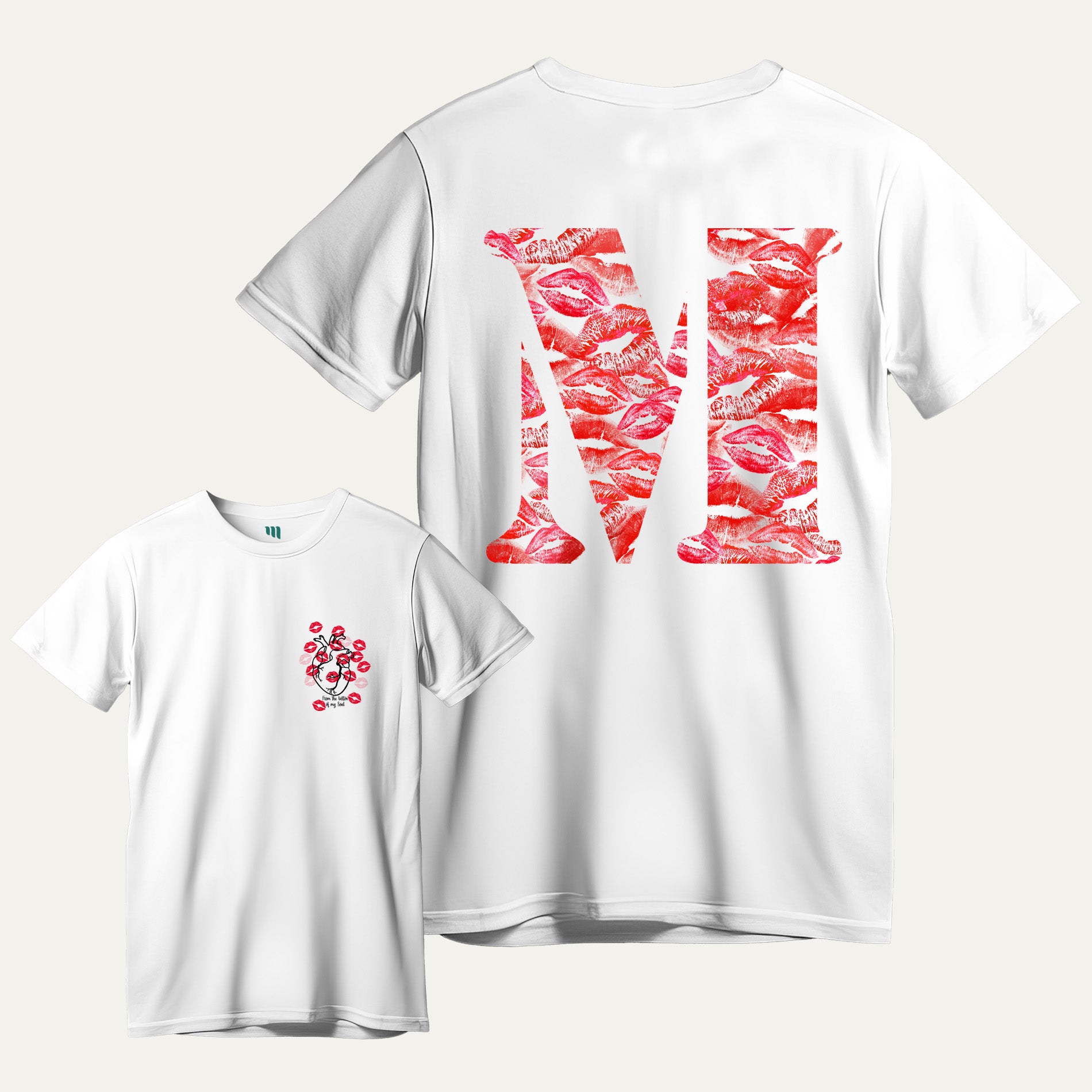 Polera Mi valentin Besos