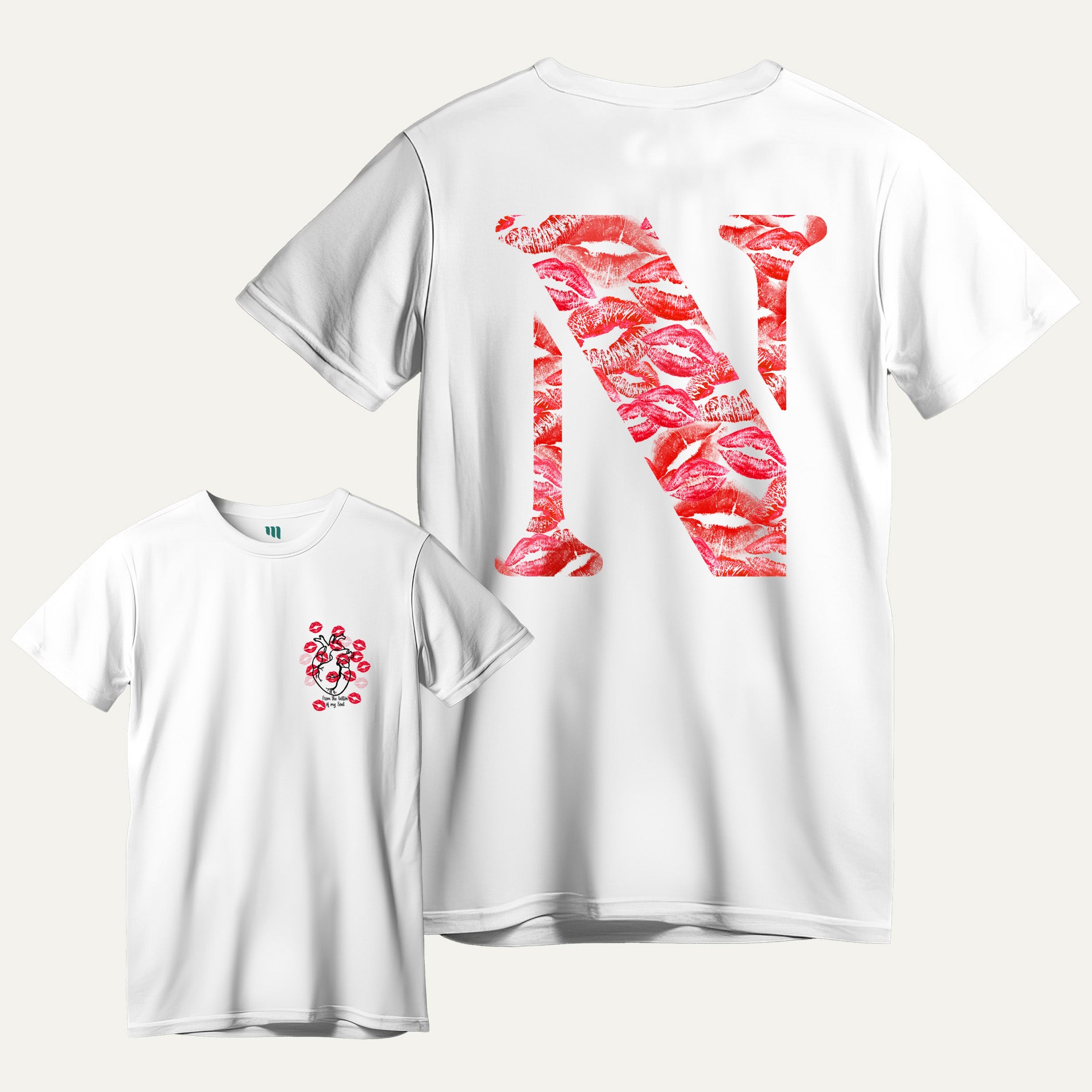 Polera Mi valentin Besos