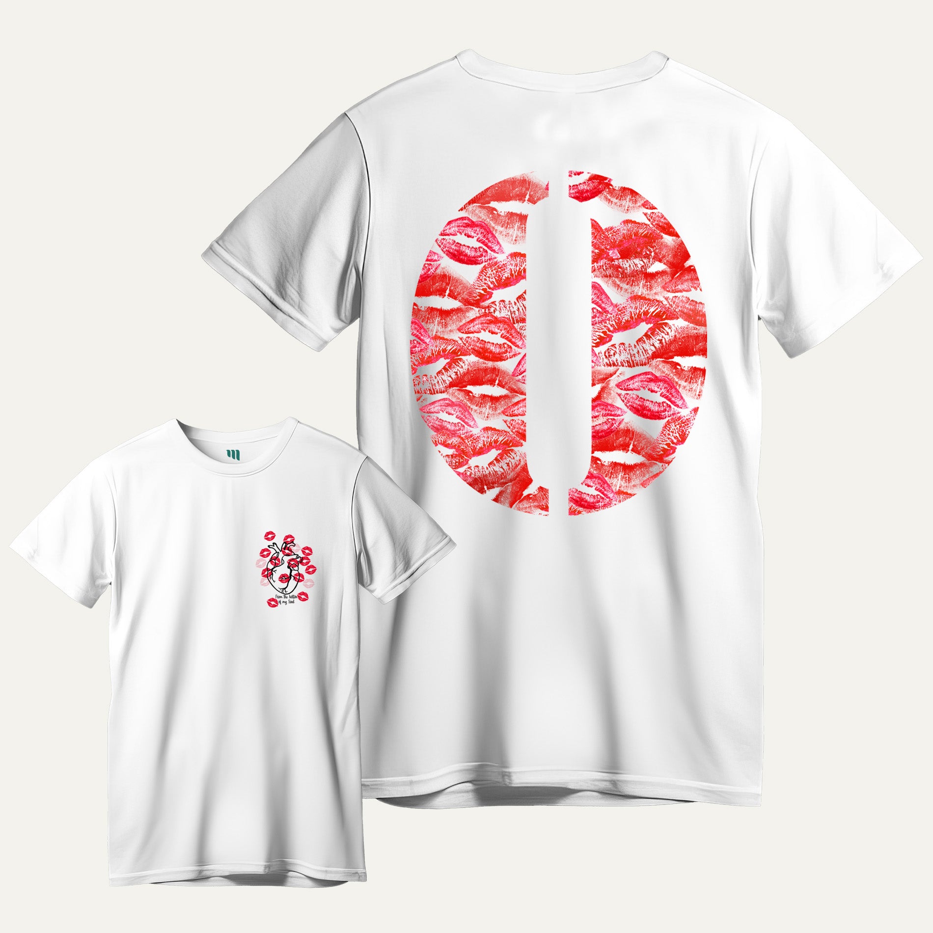 Polera Mi valentin Besos