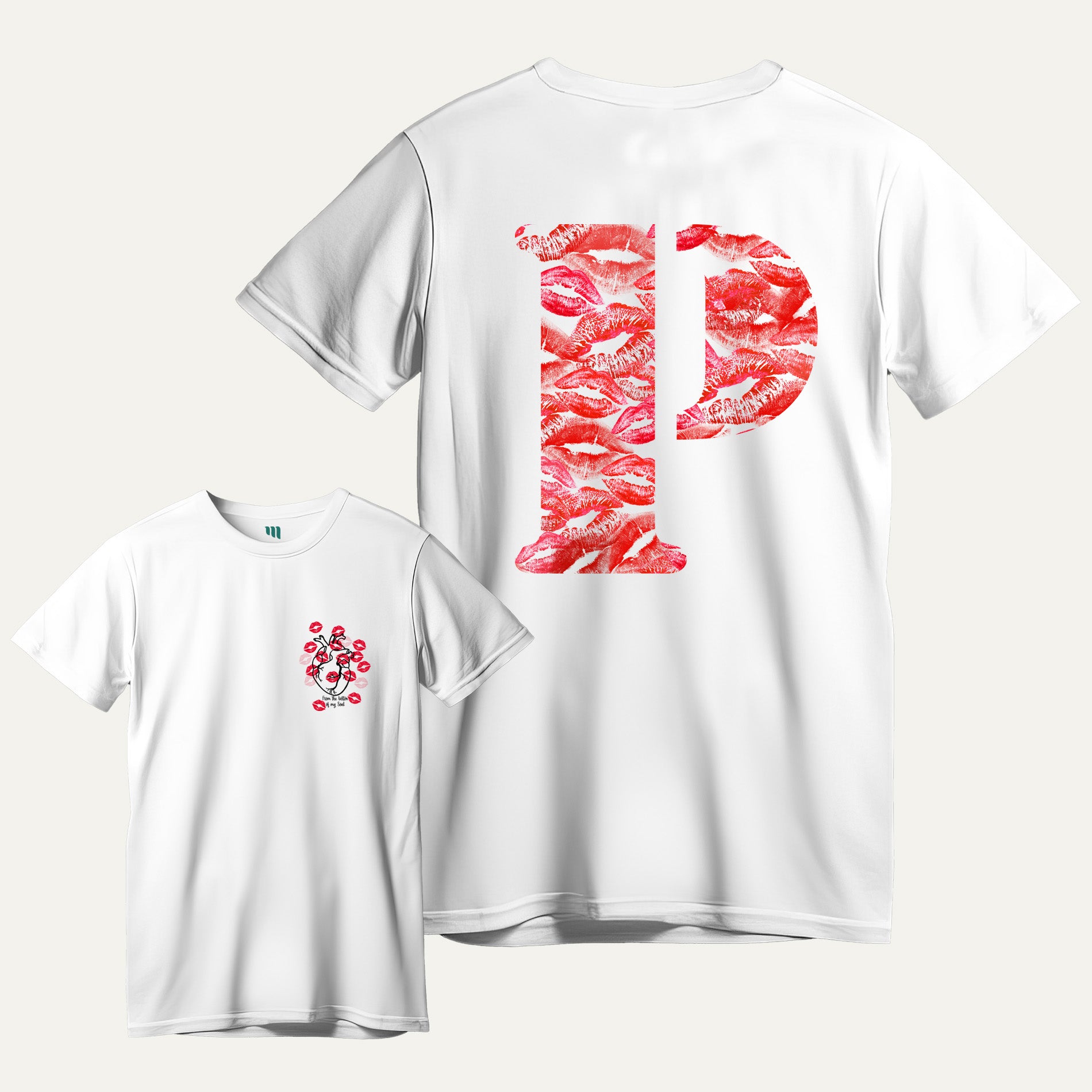 Polera Mi valentin Besos