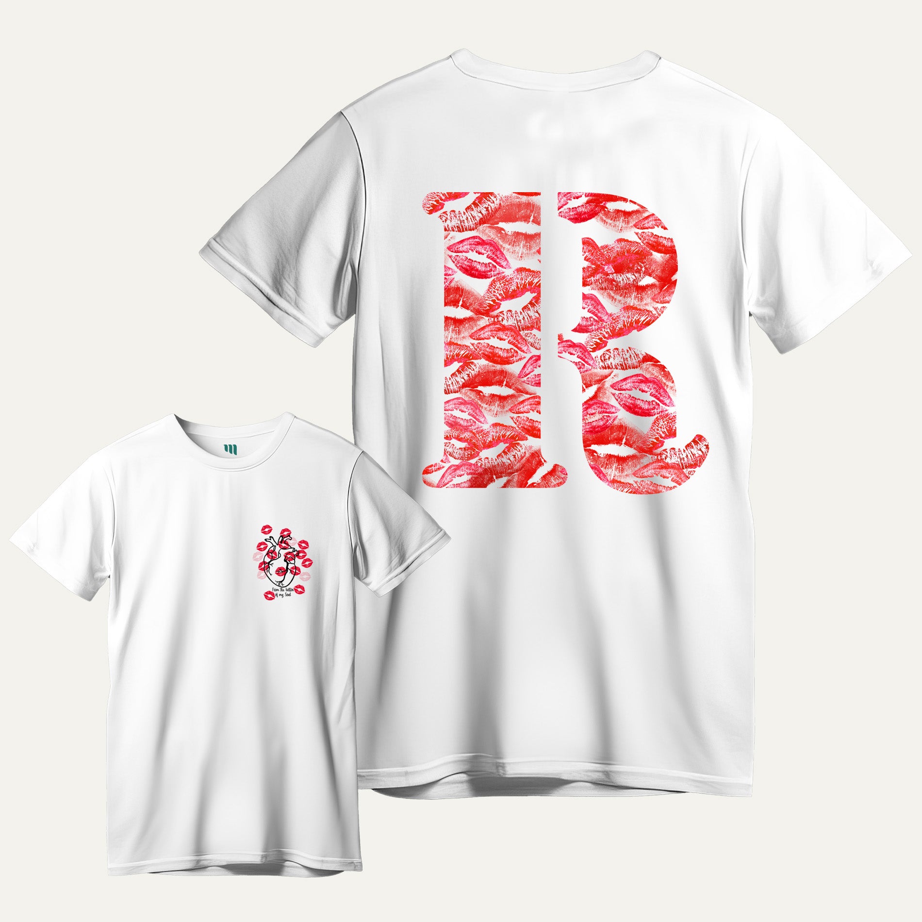 Polera Mi valentin Besos