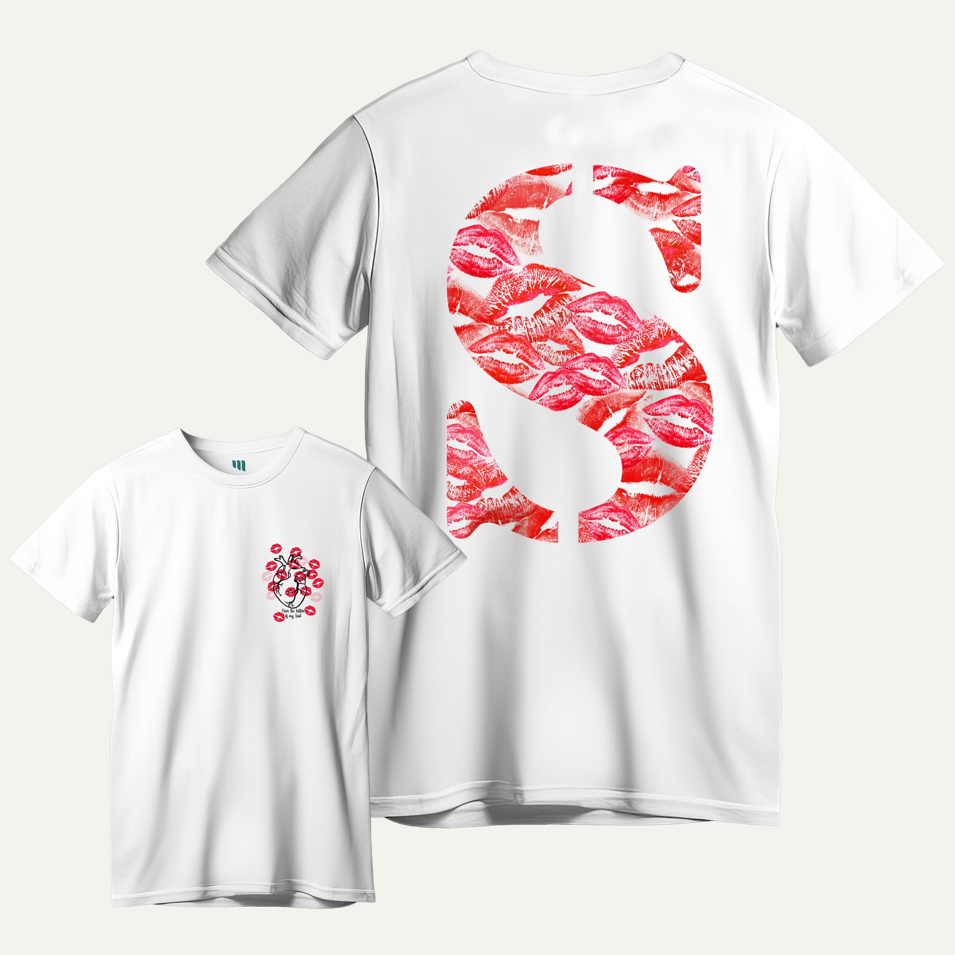 Polera Mi valentin Besos