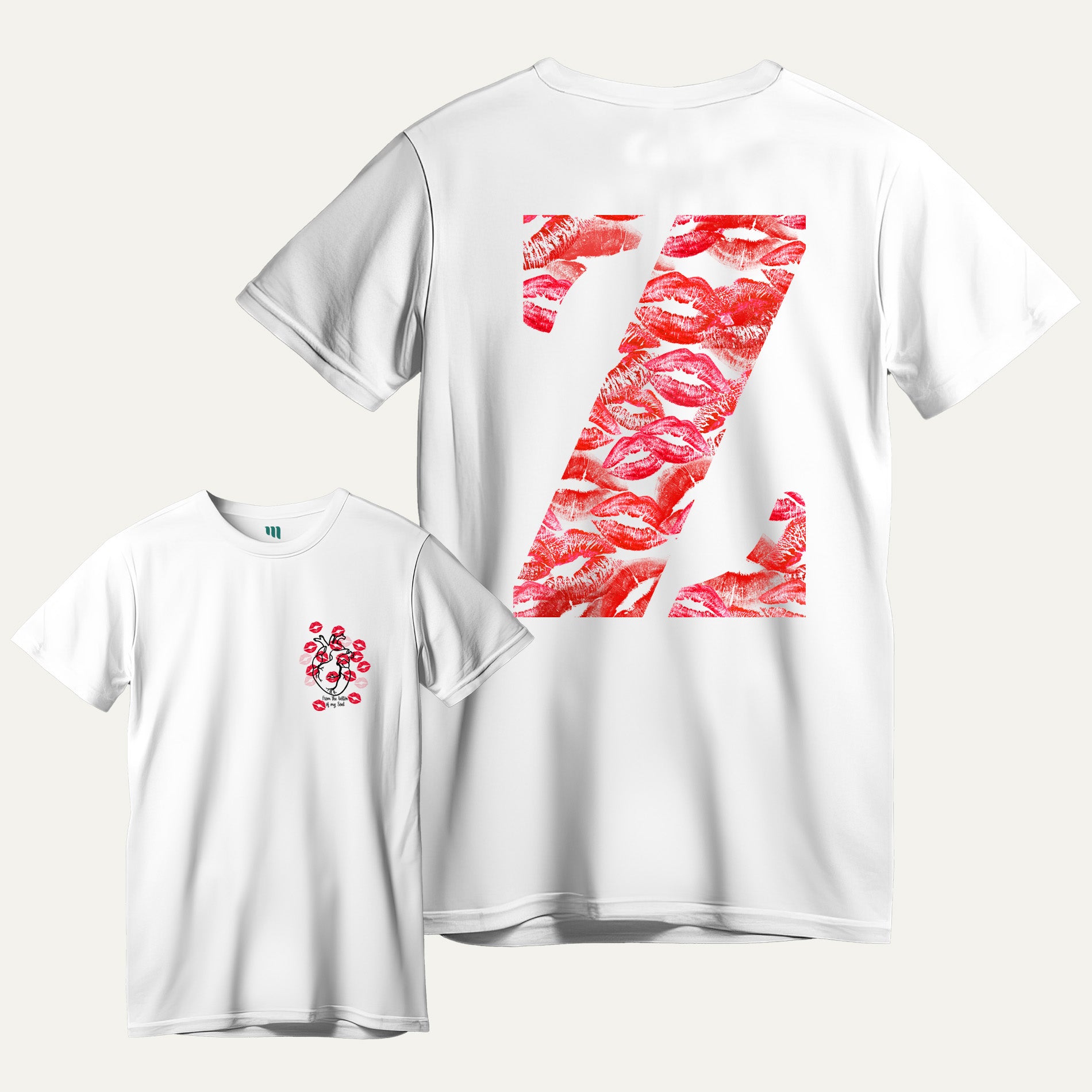 Polera Mi valentin Besos