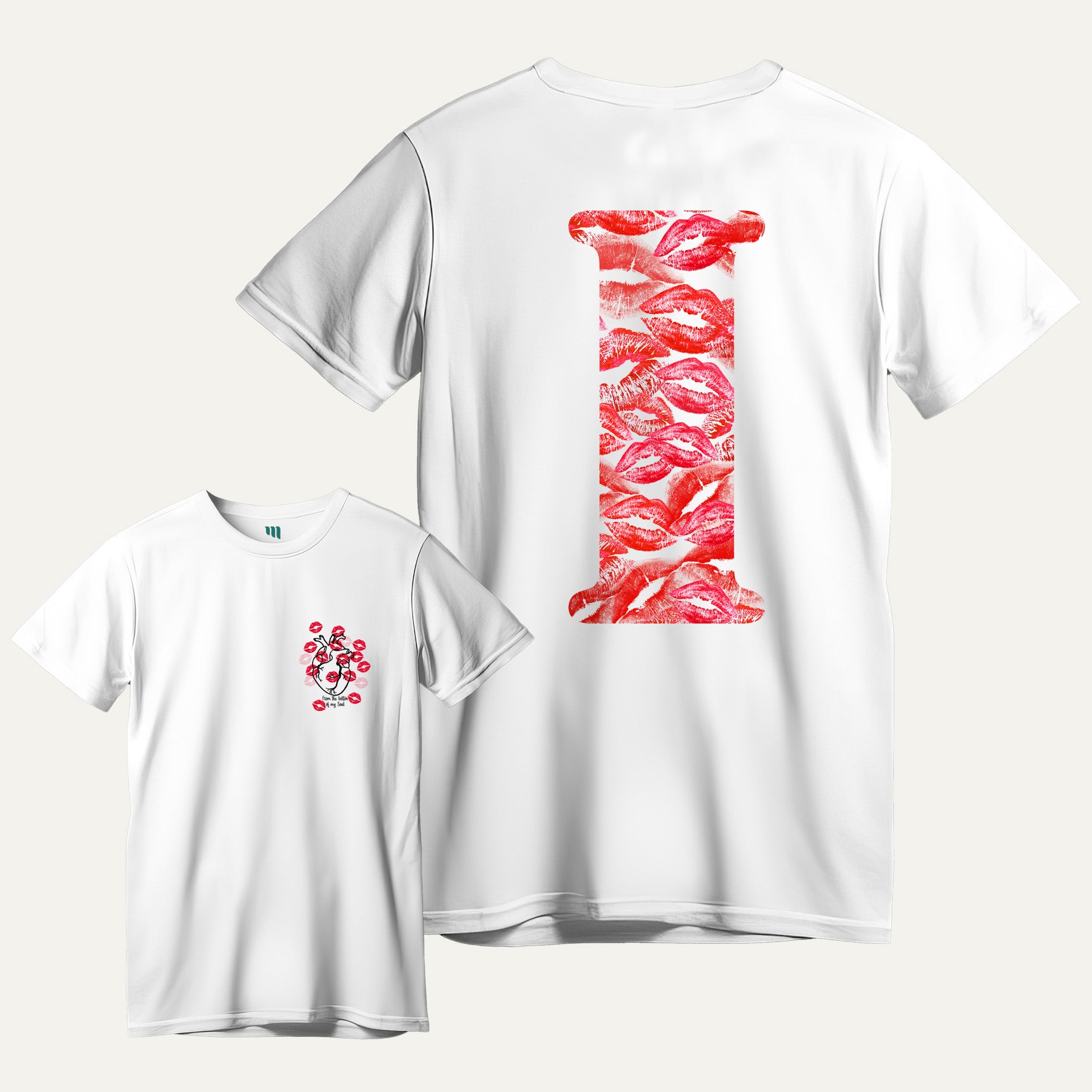 Polera Mi valentin Besos