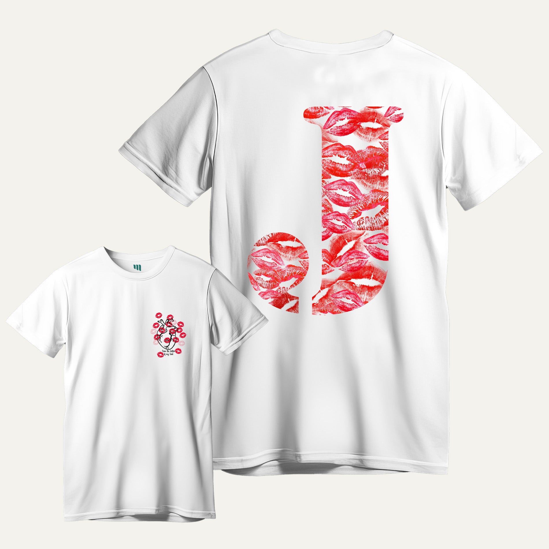 Polera Mi valentin Besos