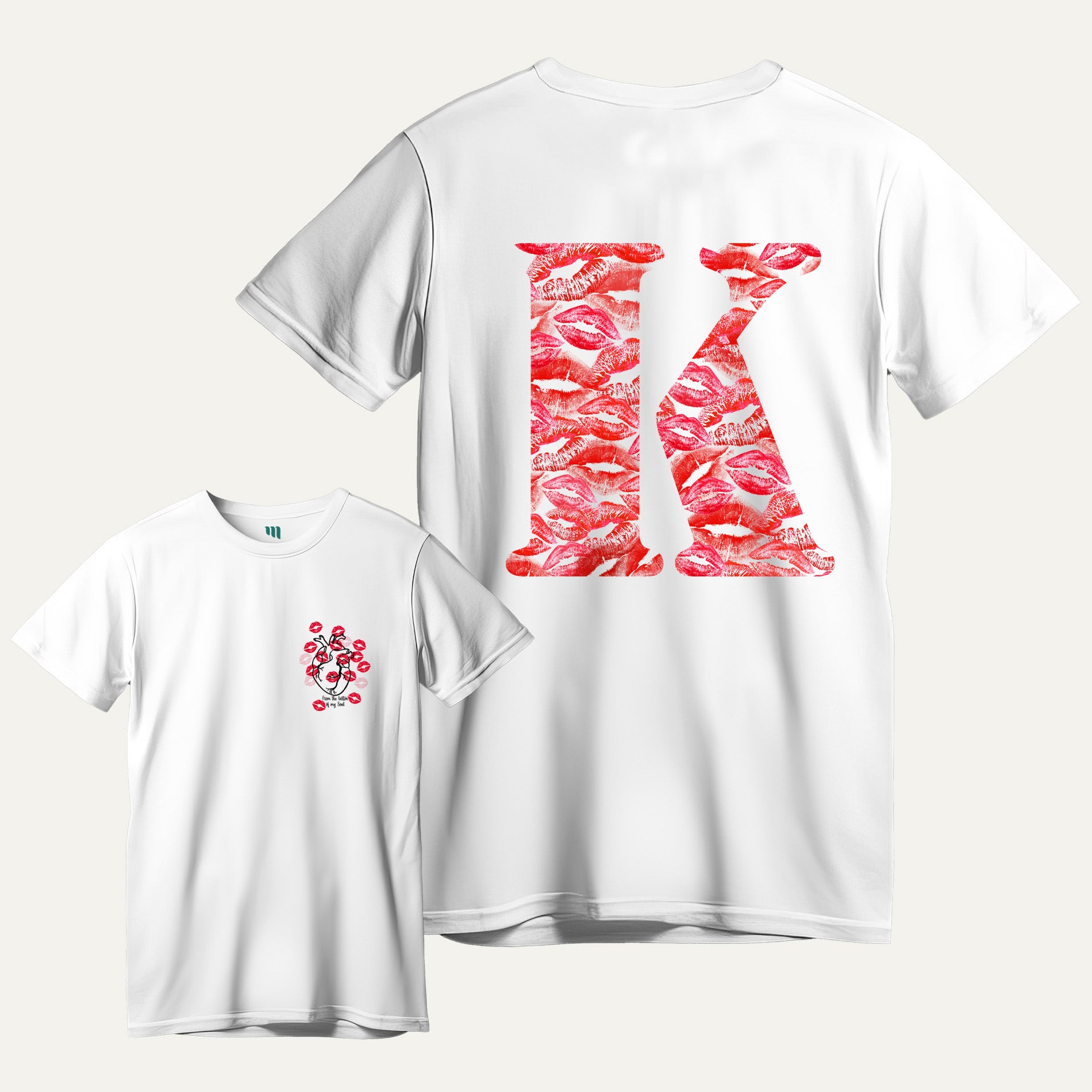 Polera Mi valentin Besos