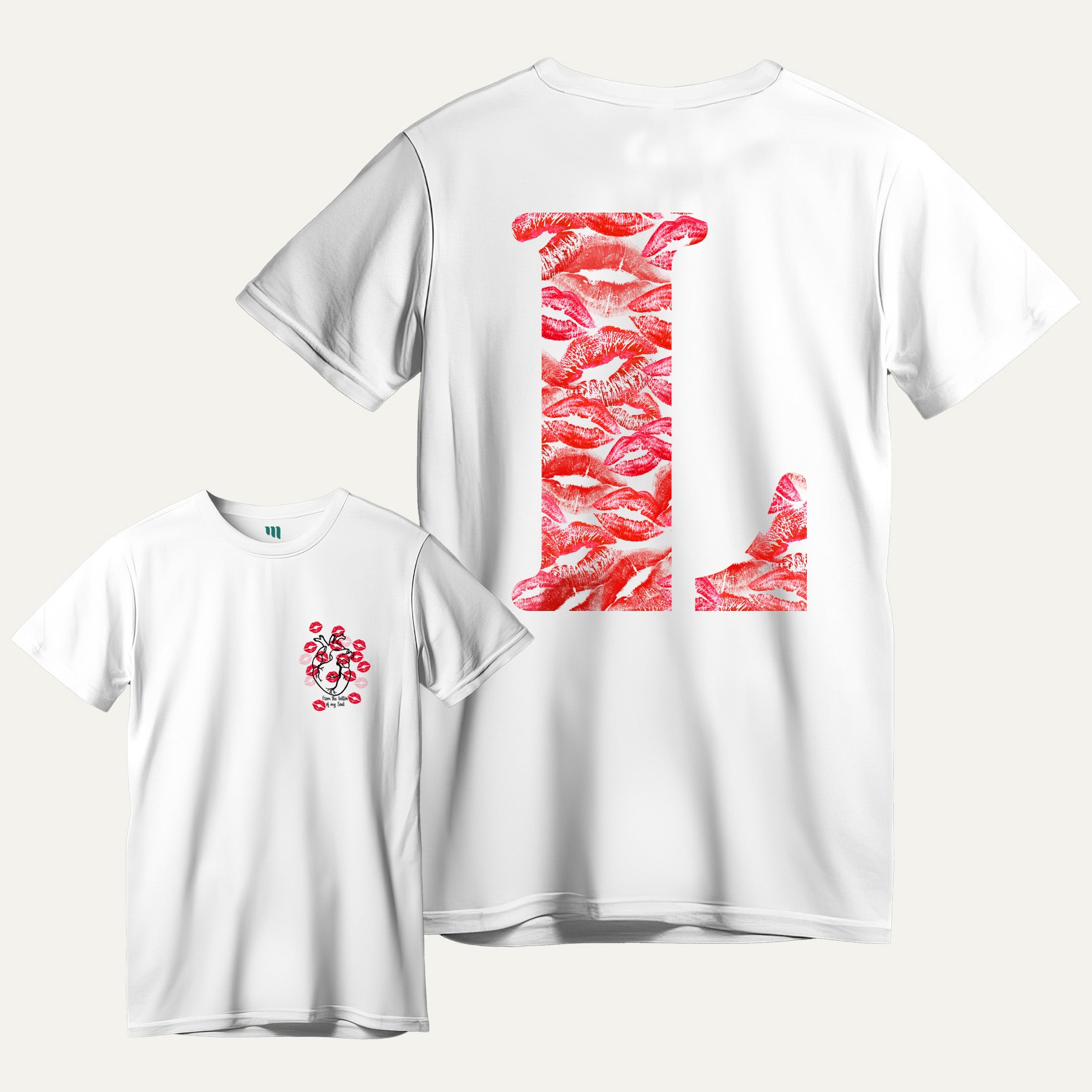 Polera Mi valentin Besos