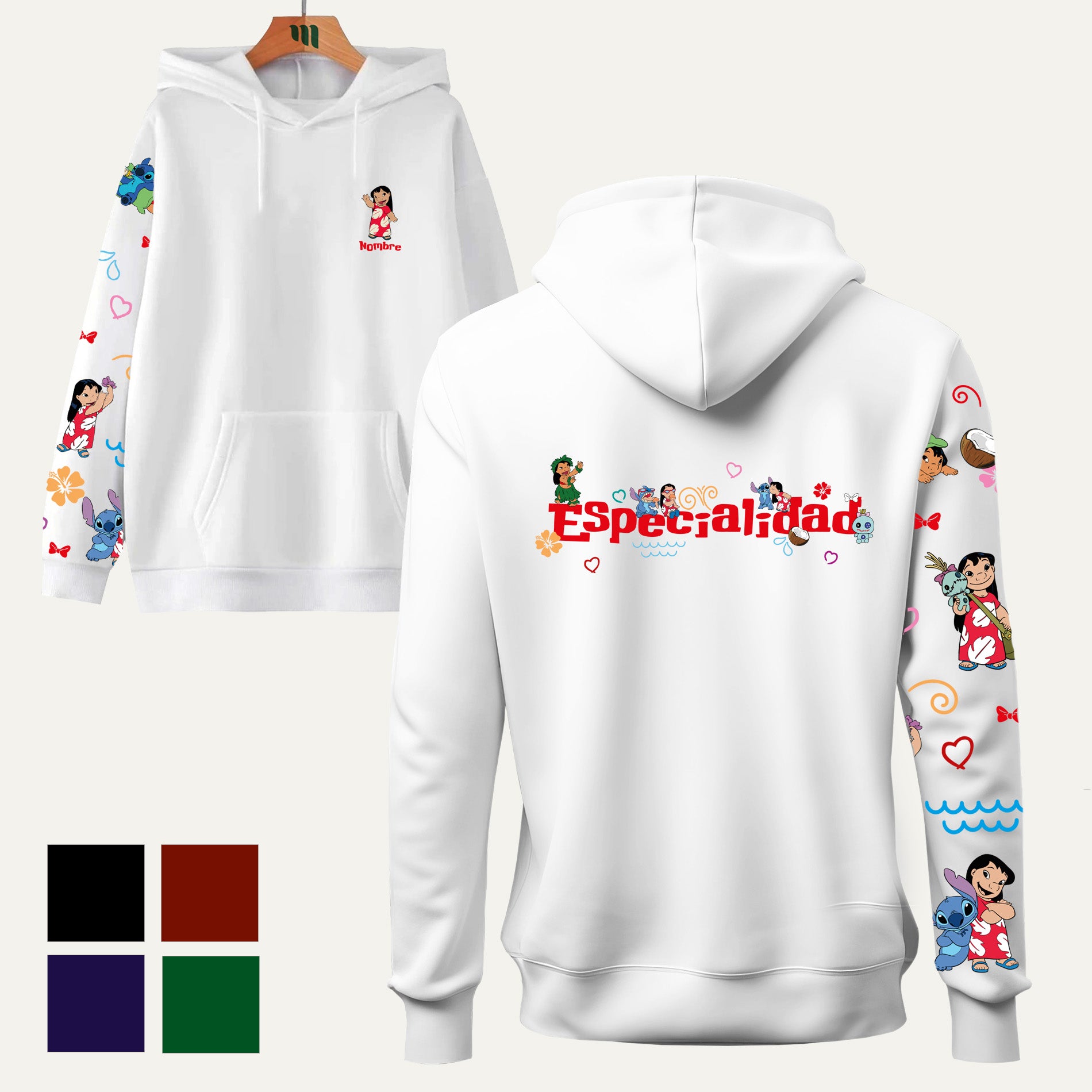 Poleron Educadora Stitch