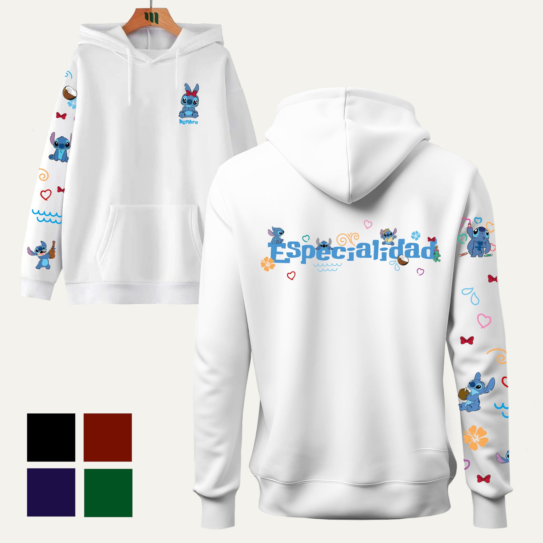 Poleron Educadora Stitch