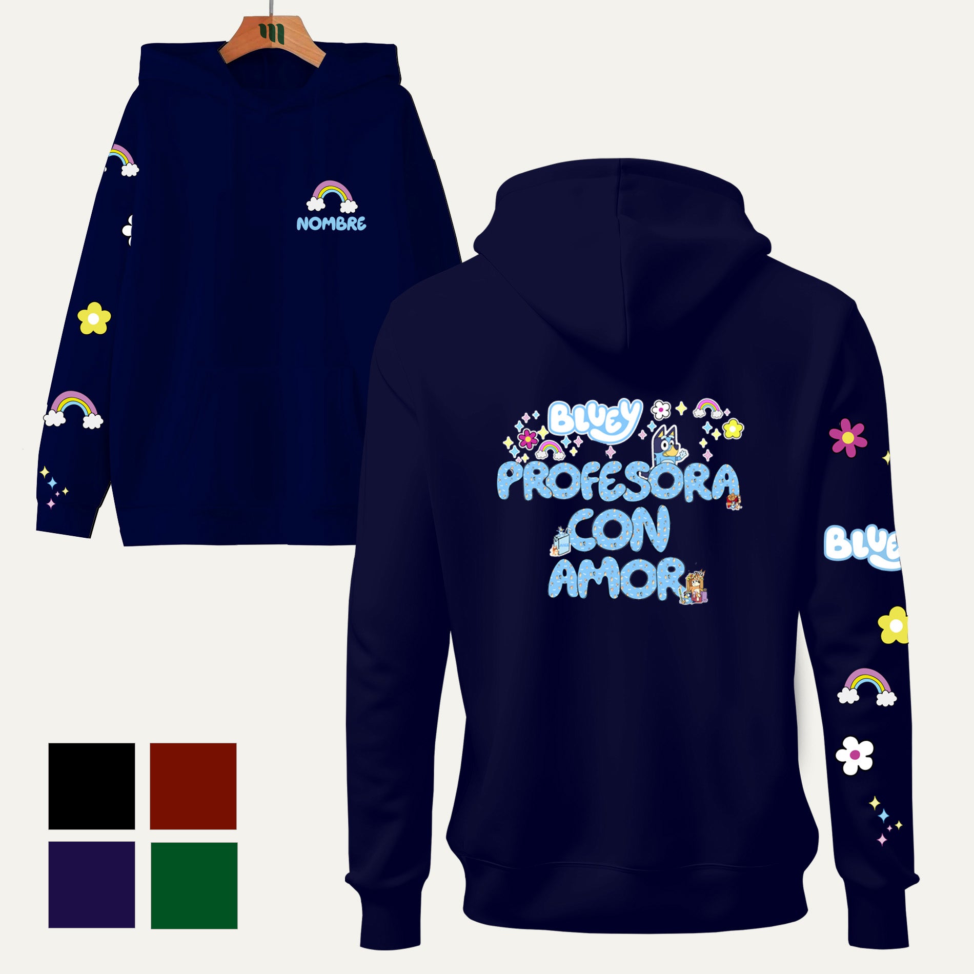 Poleron Educadora Bluey