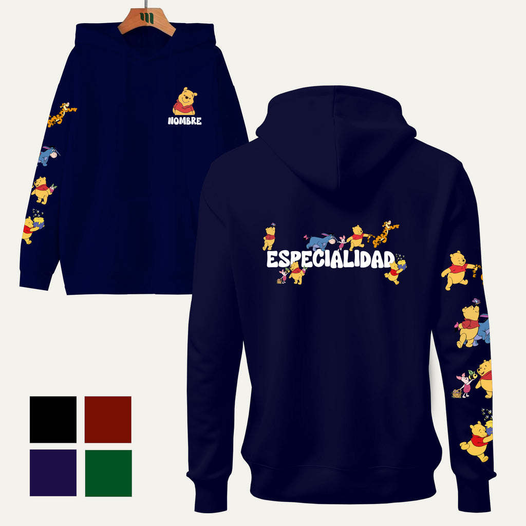 Poleron Educadora Winnie Pooh