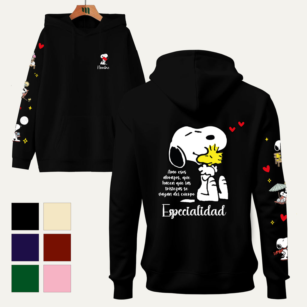 Poleron Educadora Snoopy Full diseño