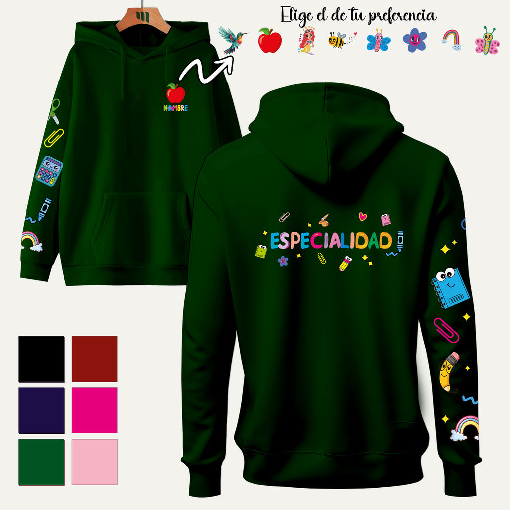 Poleron Maestra miel Full diseño