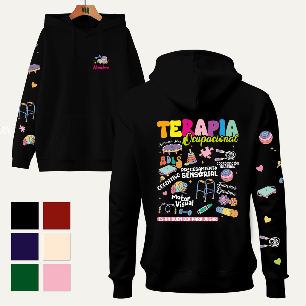 Poleron Terapeuta Ocupacional TEO Full Diseño