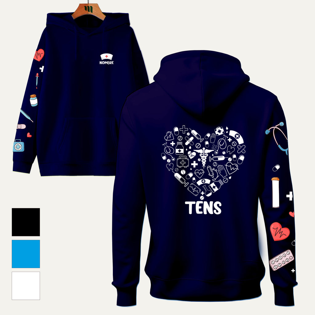 Poleron Tens Personalizado Corazon