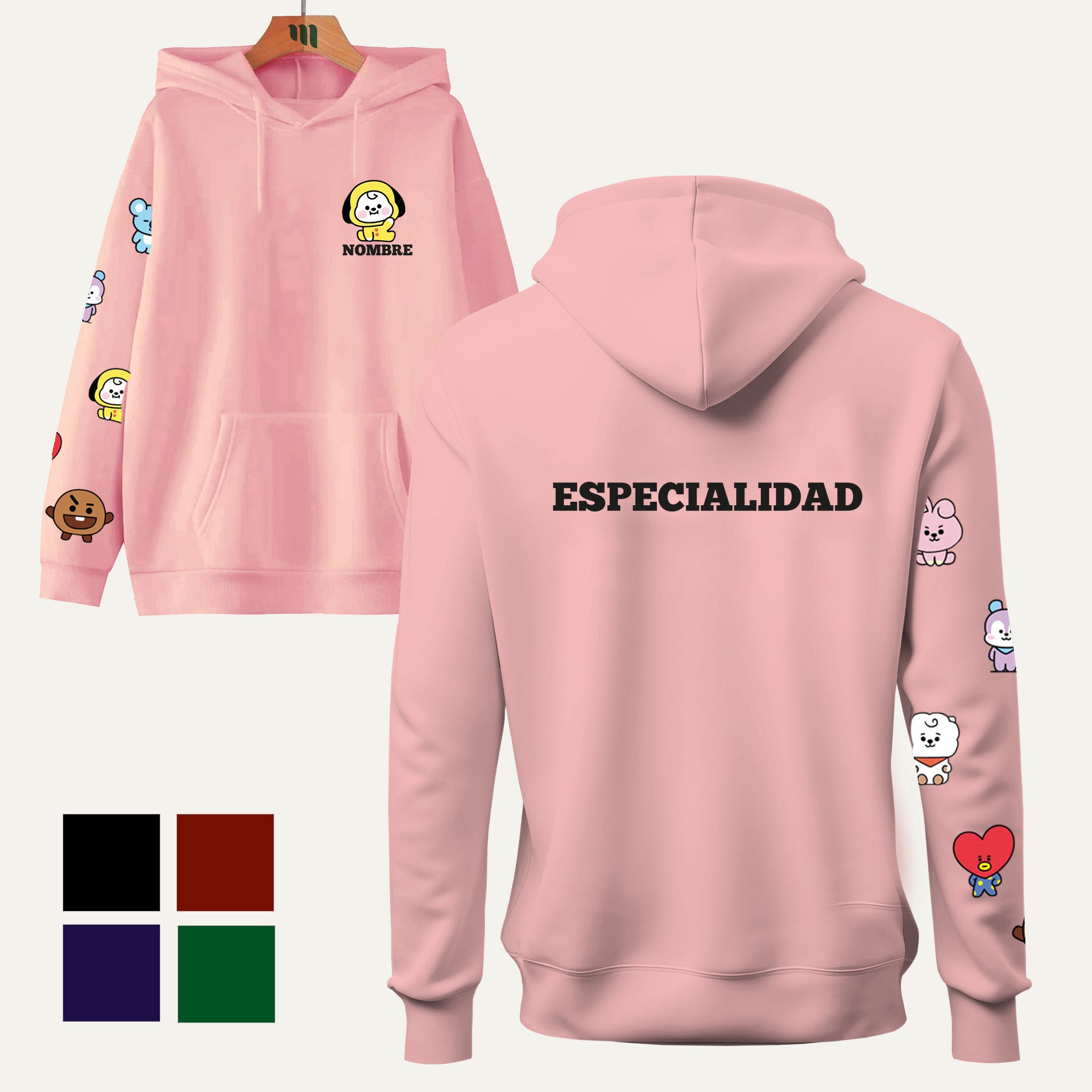 Poleron Educadora BTS