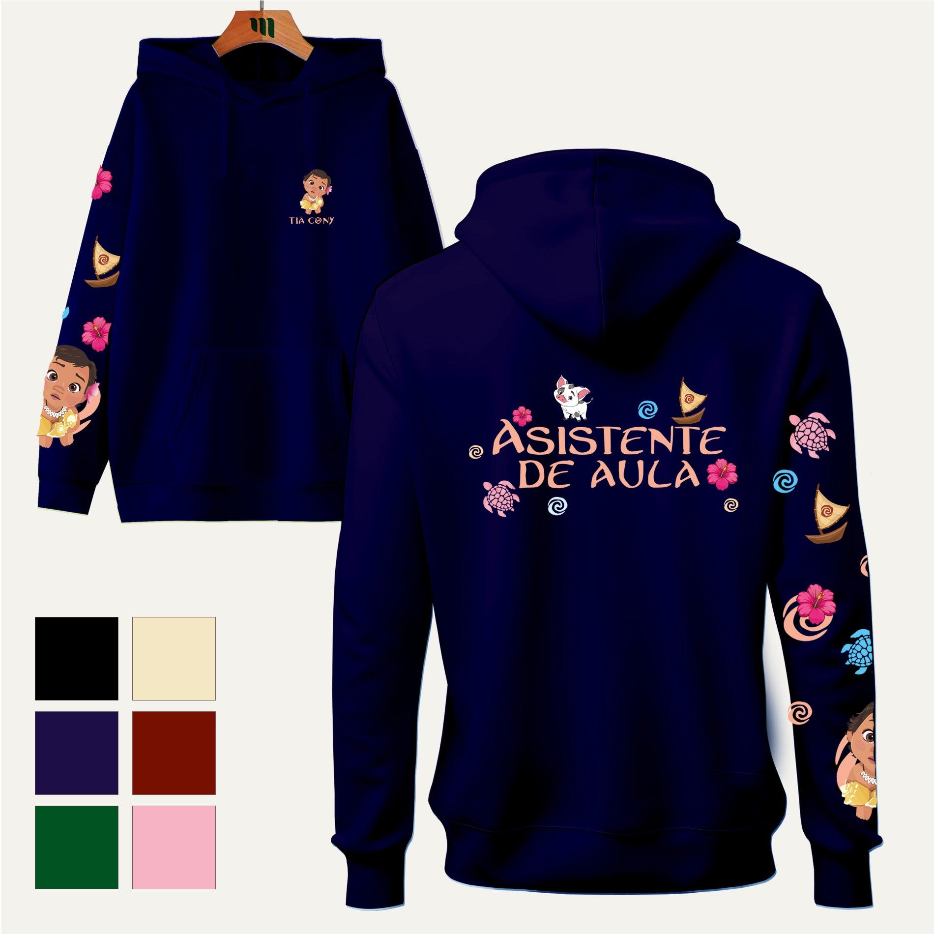 Poleron Educadora Moana