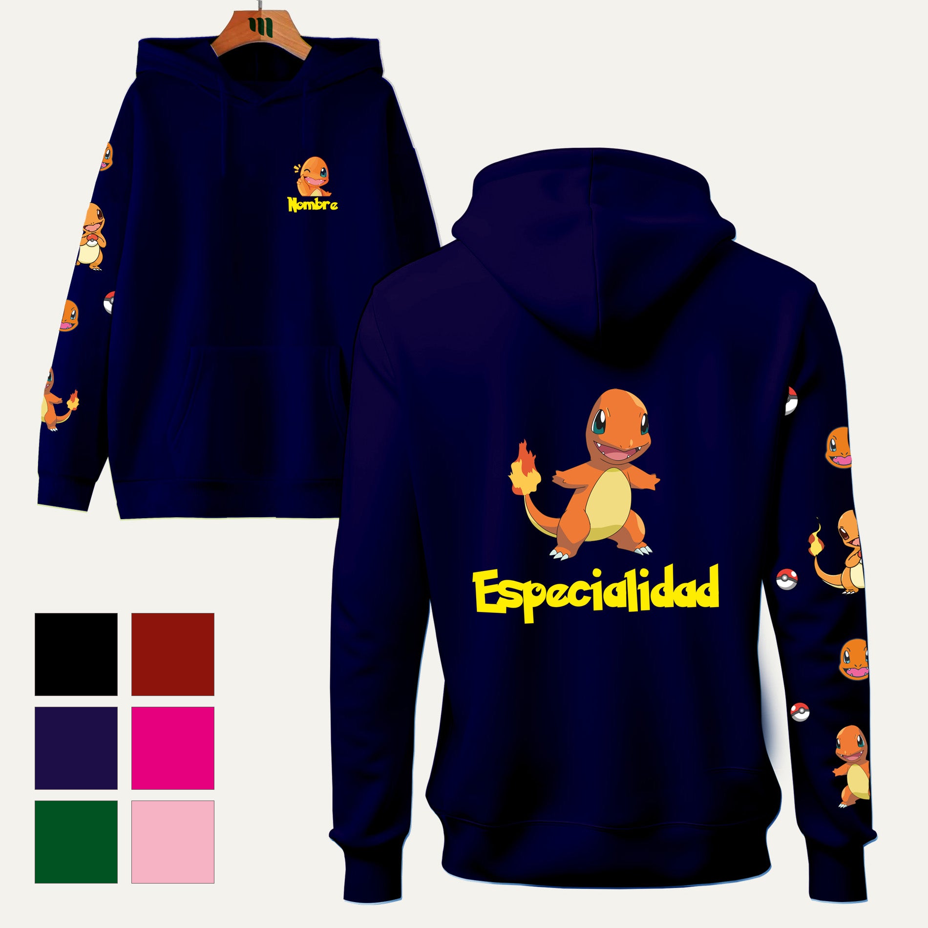 Poleron Educadora charmander